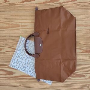 Longchamp Le Pliage Green M travel Bag chestnut